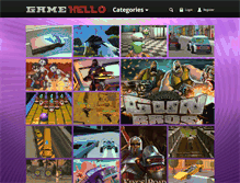 Tablet Screenshot of gamehello.com